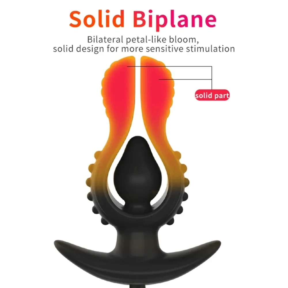 aufblasbarer anus plug blutenform weichsilikon