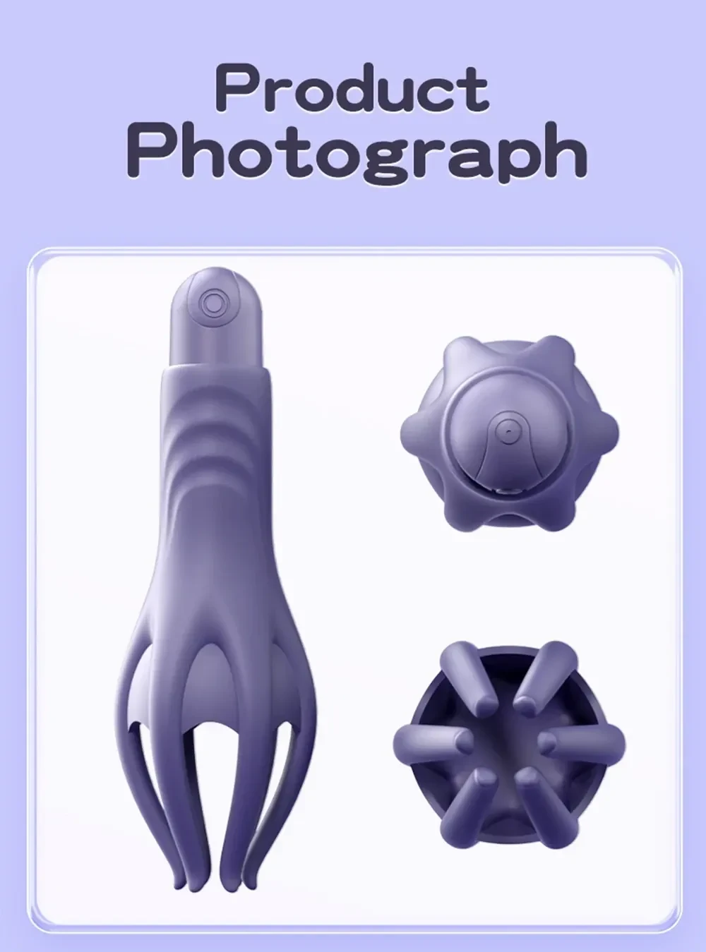 blau silikon penis trainer vibrations