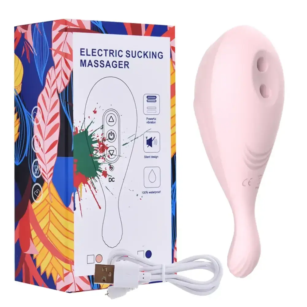 blau silikon saug vibrator