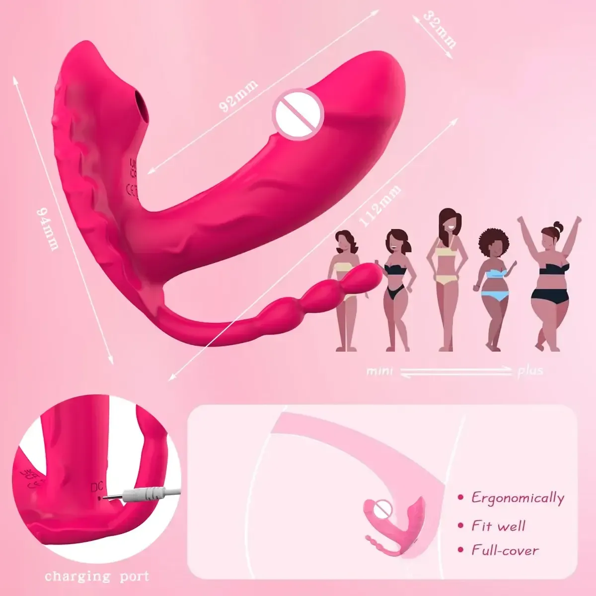 diskret tragbarer vibrator usb