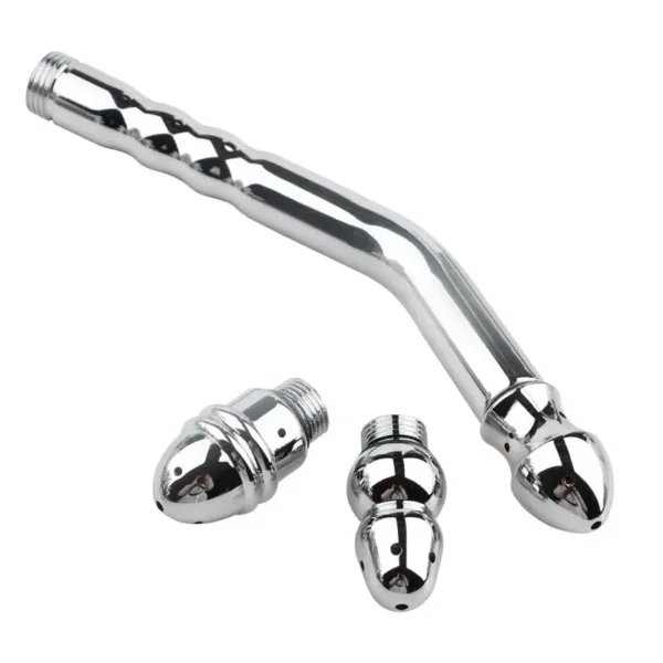 drei sprühköpfe metall analreiniger dusche