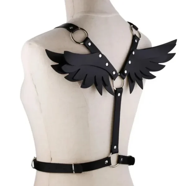engel flügel leder body harness