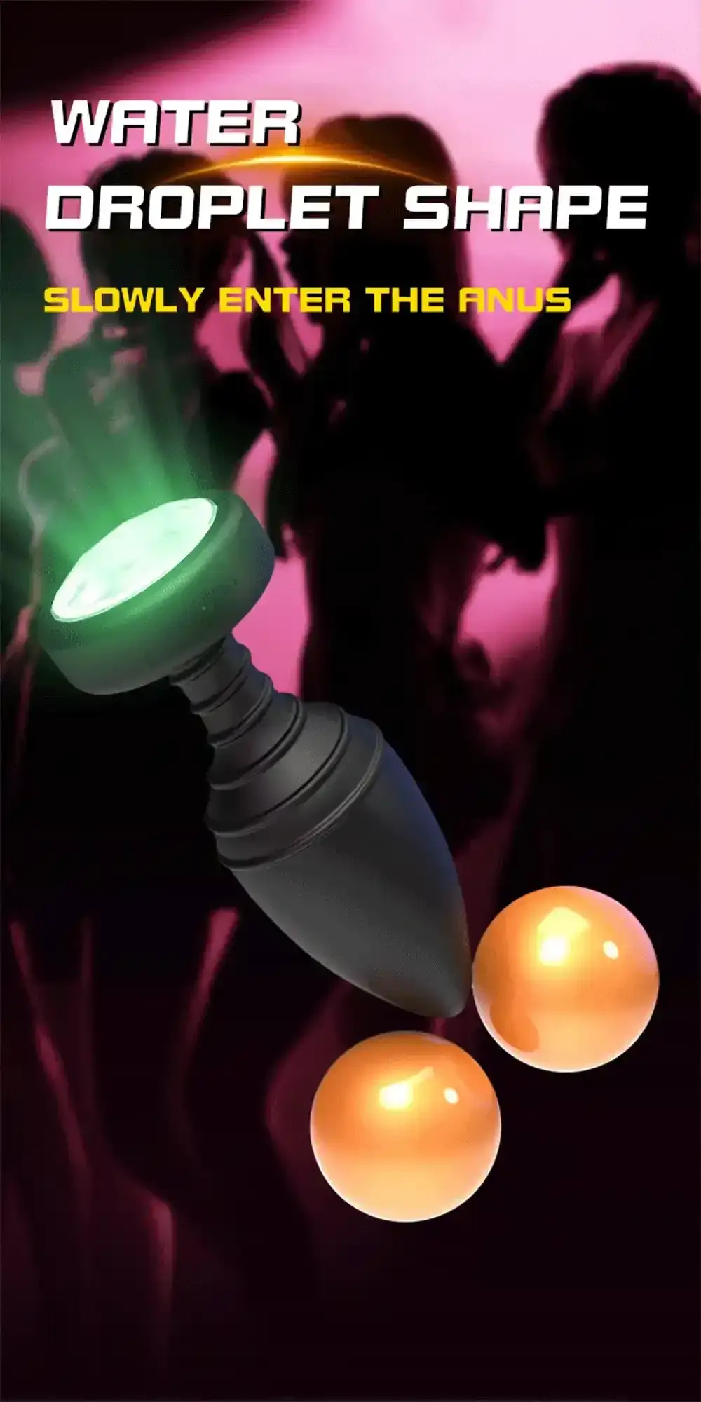 ergonomischer butt plug flussigsilikon