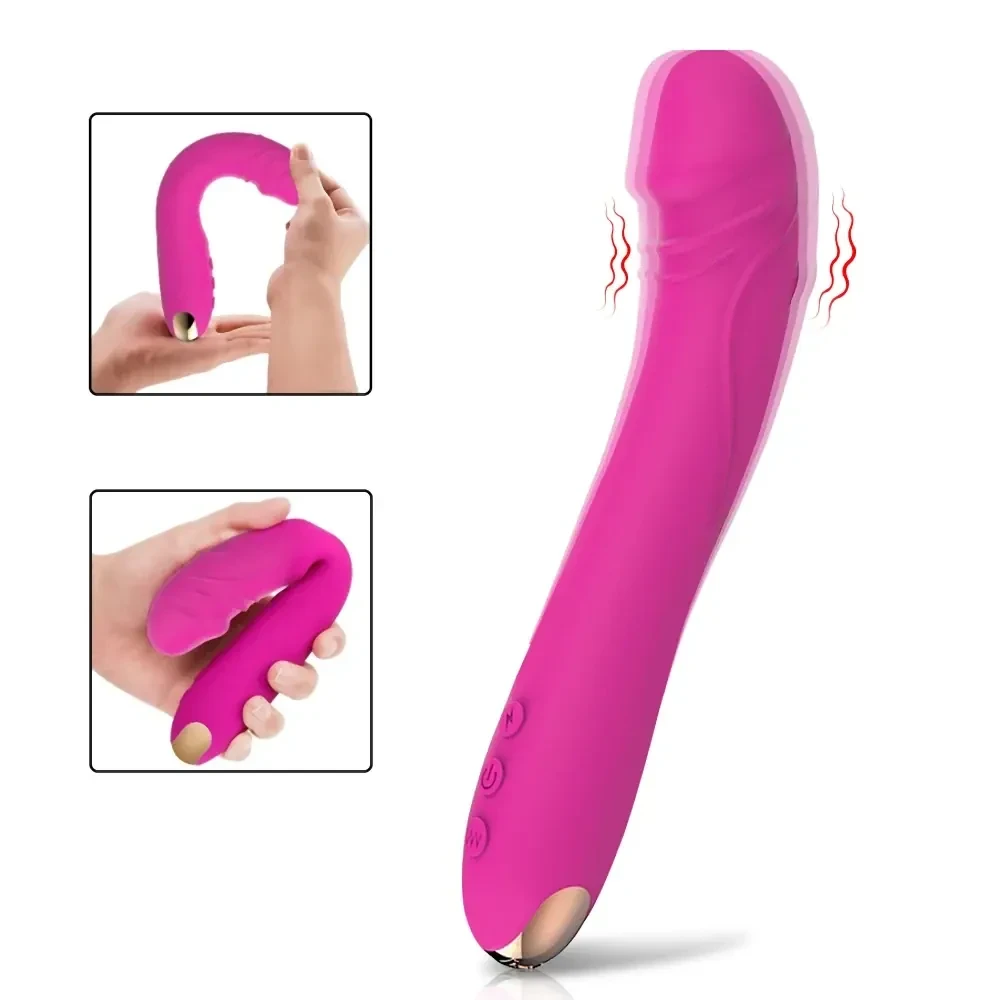 ergonomischer doppelfunktions dildo