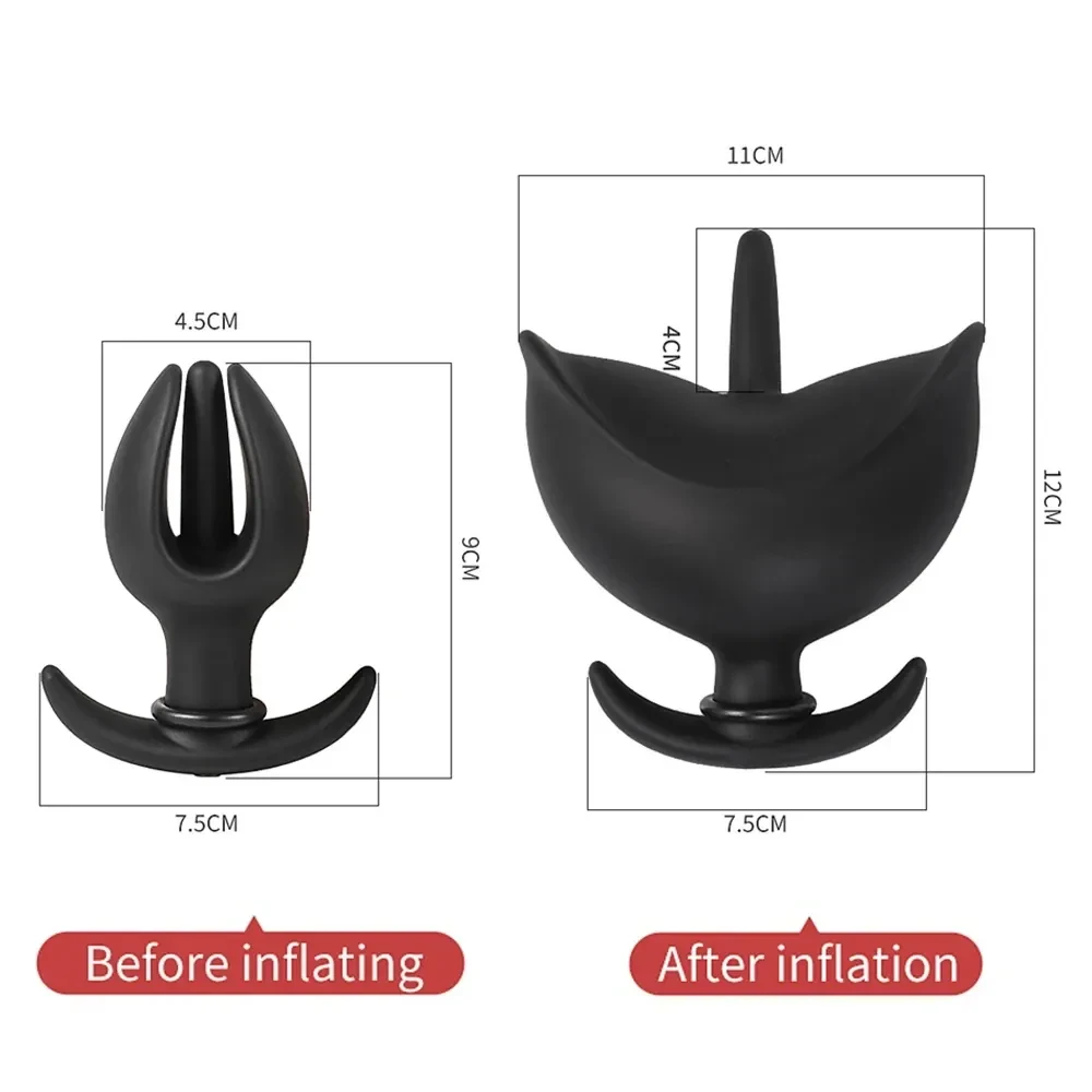 erweiterbarer analdilator schwarz