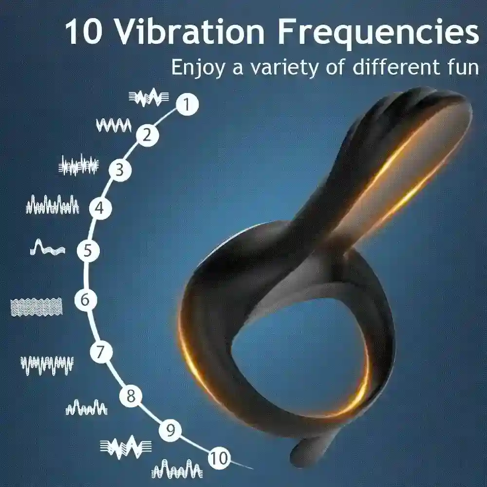 fernsteuerbarer penisring vibration silikon