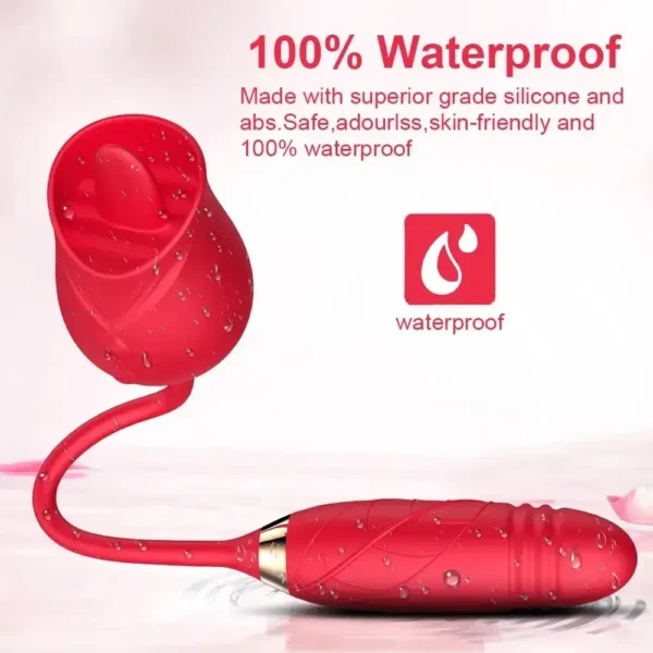 fleischfarbener zungen vibrator silikon