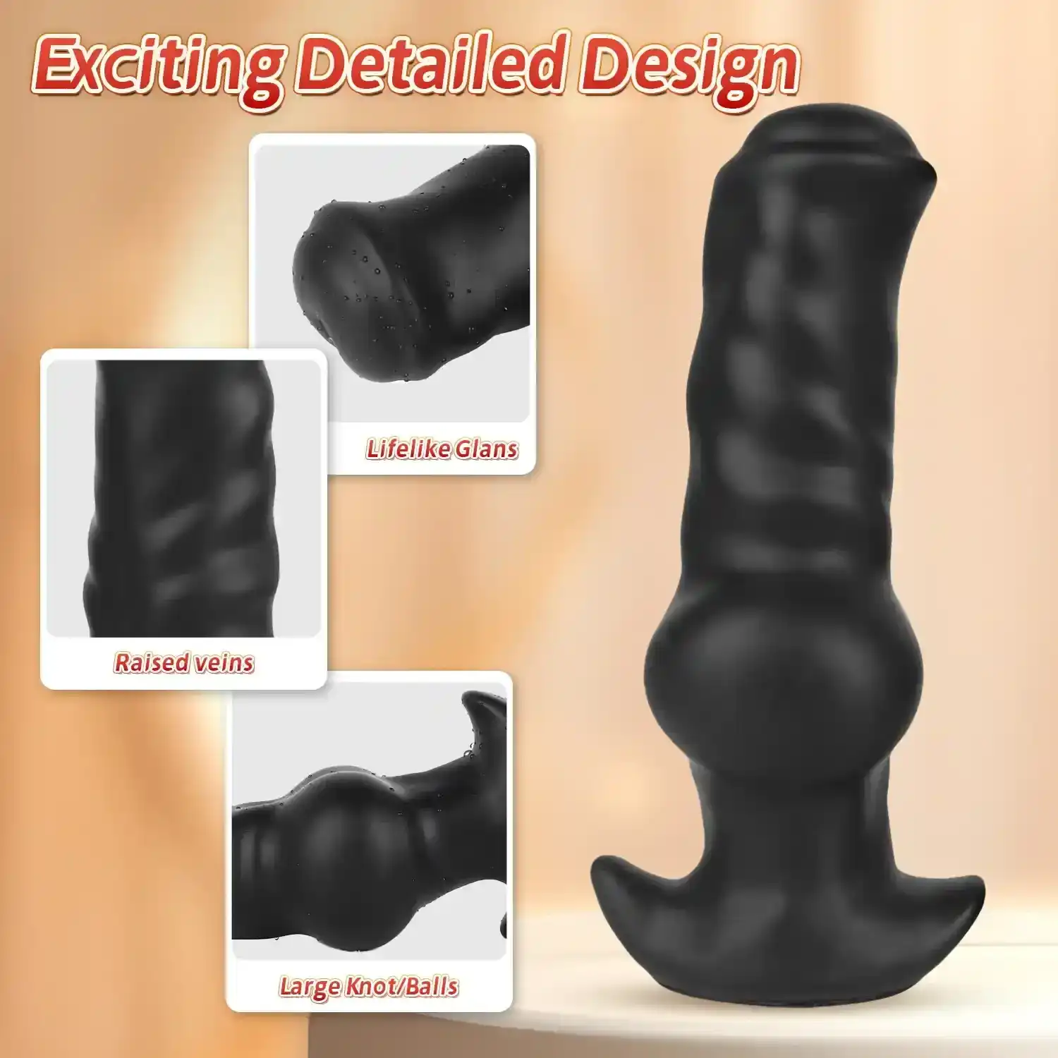 flexibler hundeschwanz analplug