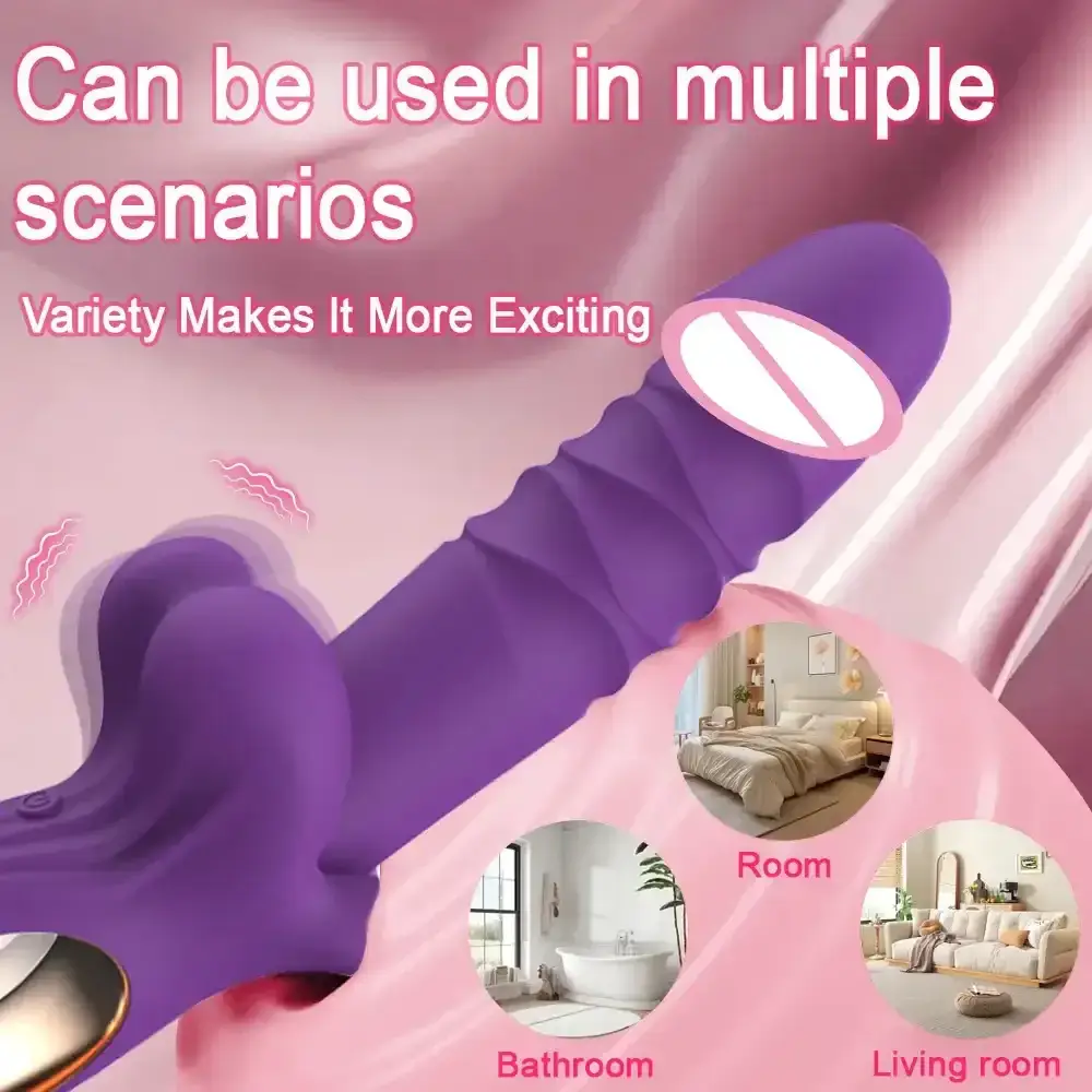 gerippter oral vibrator stossend