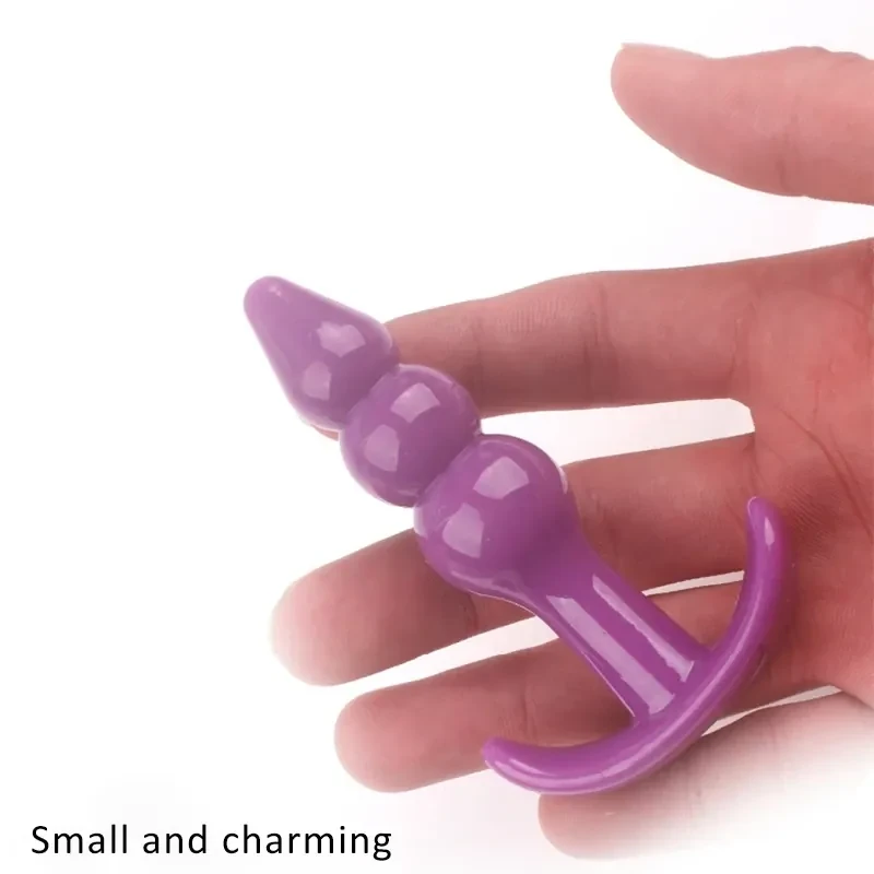 glattes silikon anal plug set