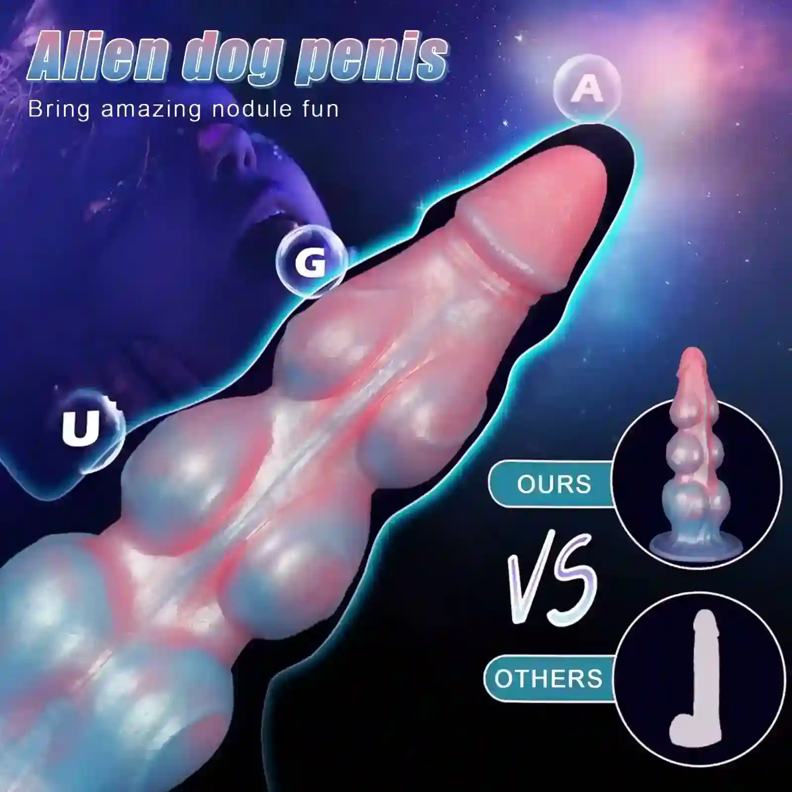 grosser anal plug mit knotenmuster