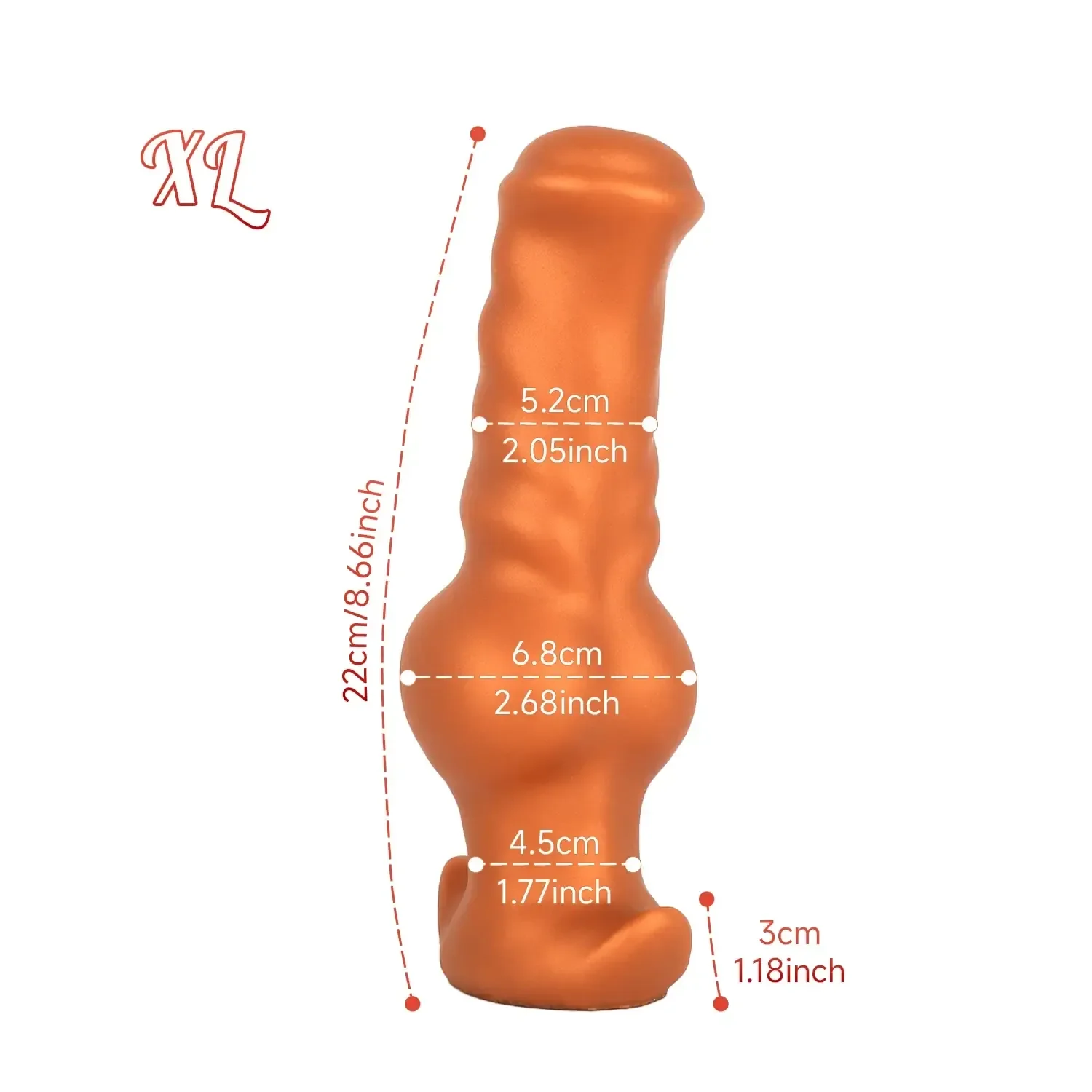grosser analplug mit hundeschwanz