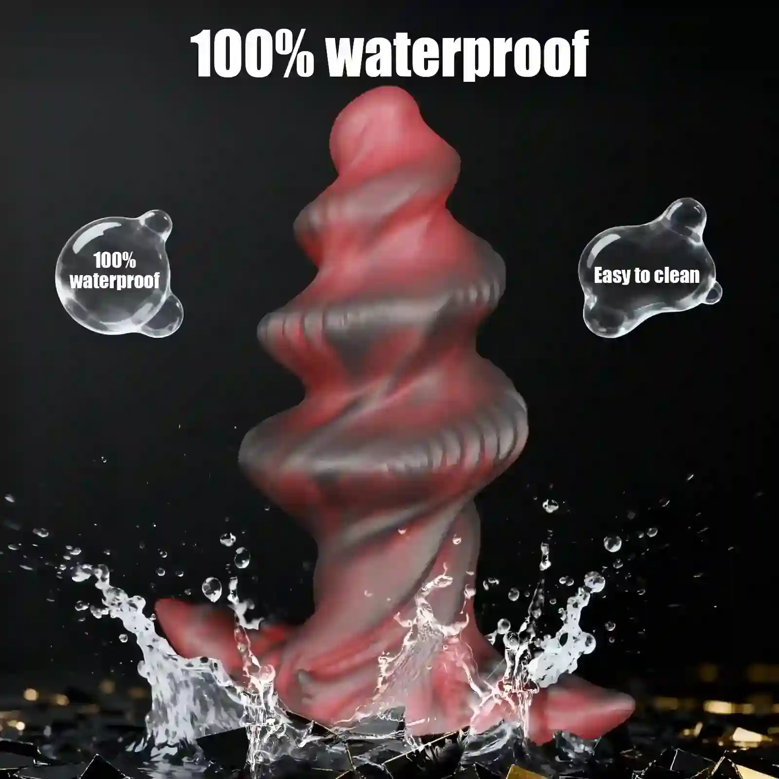 grosser analplug spiraledesign