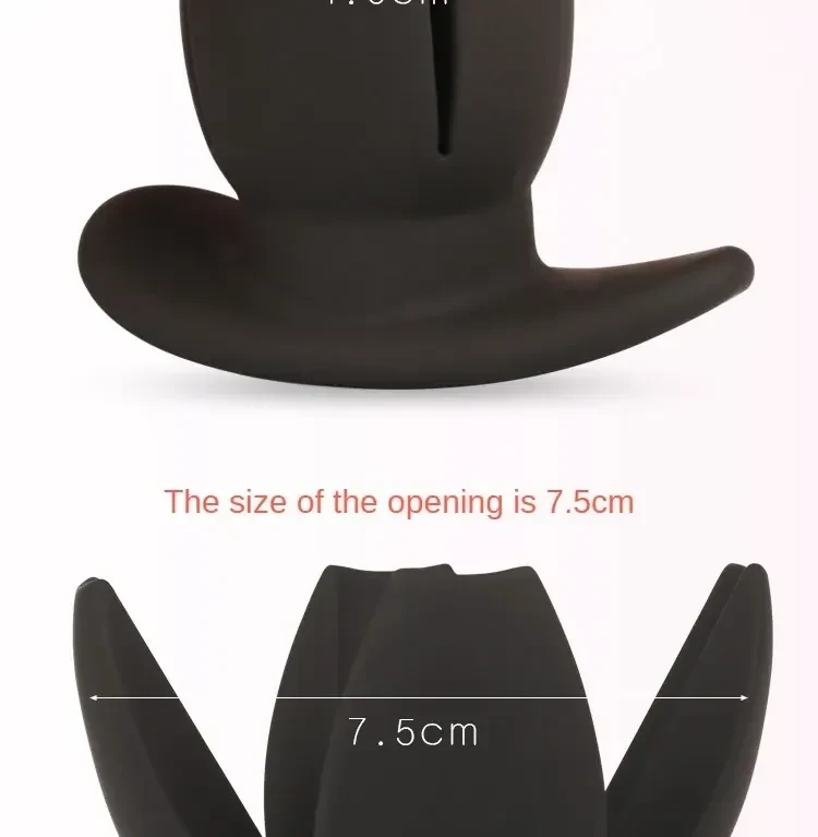 hollow anal plug silikon intim
