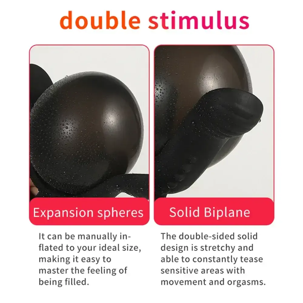 inflatable anal expander blumen silikon