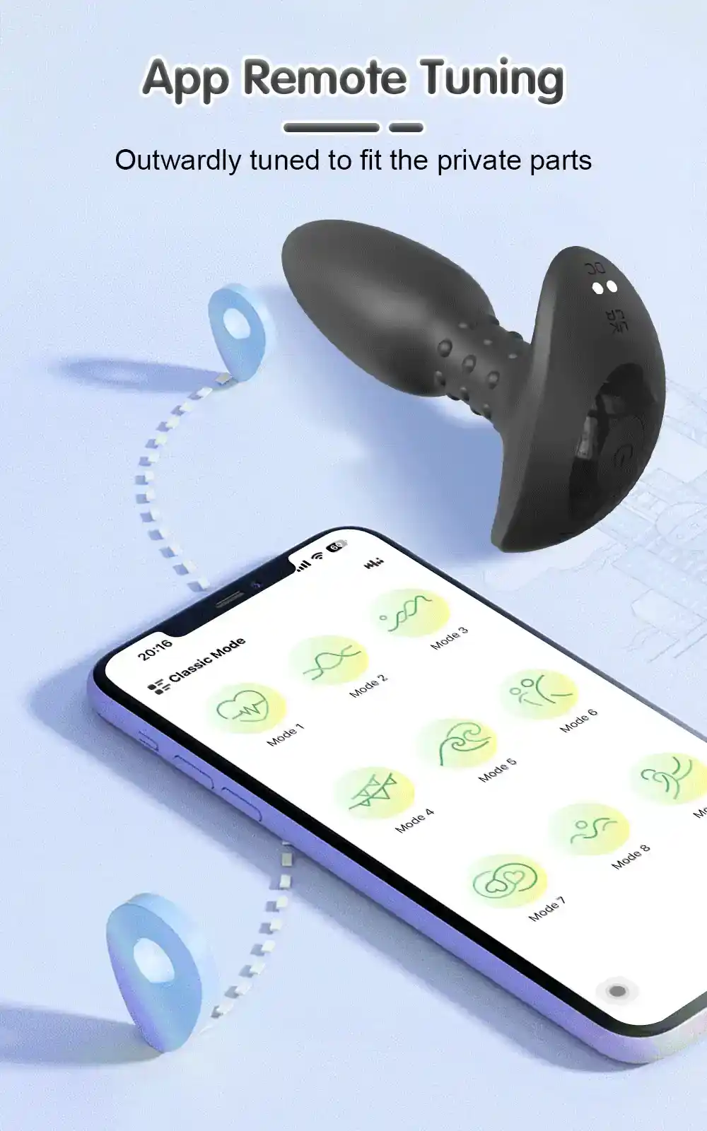 isensualflow de anal plug silikon medizinisch appgesteuert