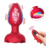 isensualflow de analdildo rose mit led licht