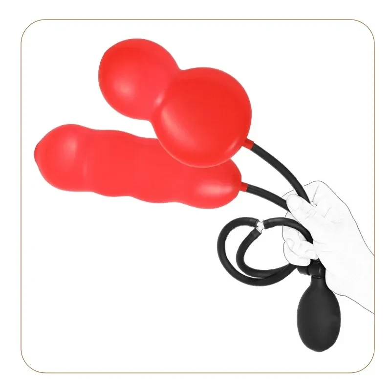 isensualflow de aufblasbarer analdilatator silikon