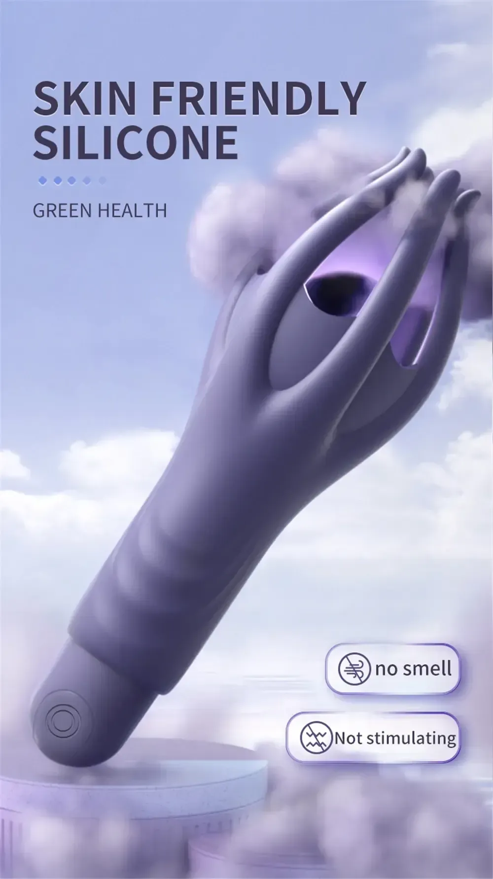 isensualflow de dunkelblau silikon penis trainer