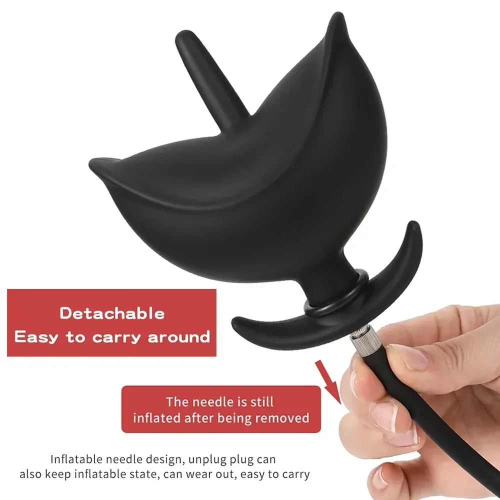 isensualflow de erweiterbarer analplug schwarz