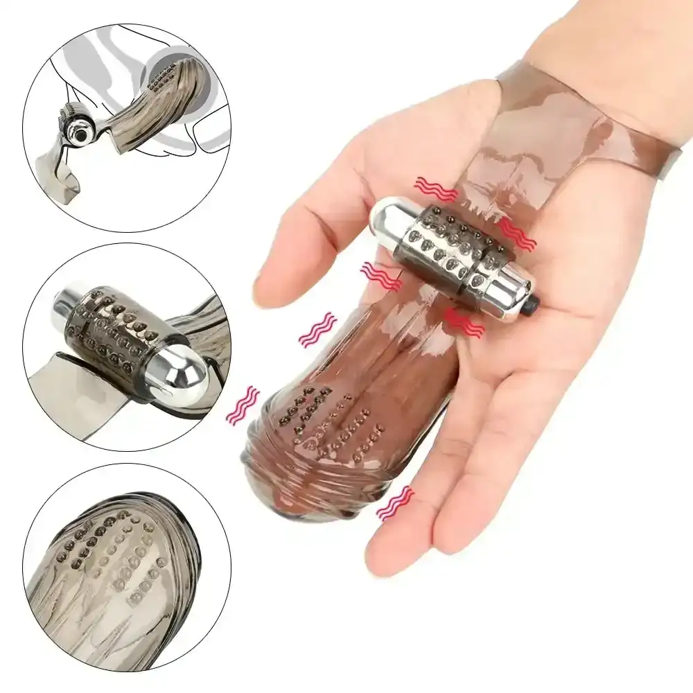 isensualflow de finger sleeve vibrator tpe