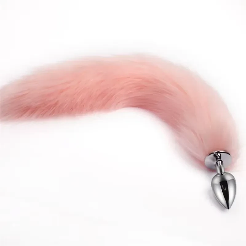 isensualflow de metall analdildo fuchsschwanz optik