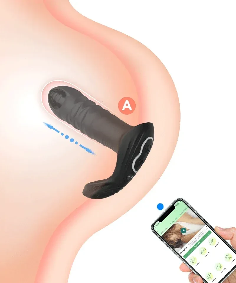 isensualflow de prostata massagegerat silikon schwarz
