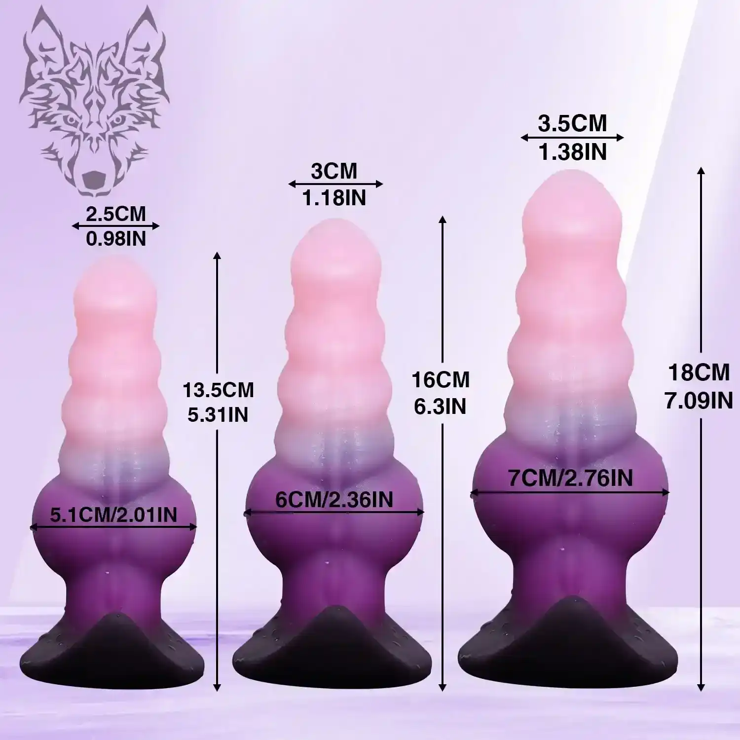 isensualflow de realistischer dilator medizinischer silikon