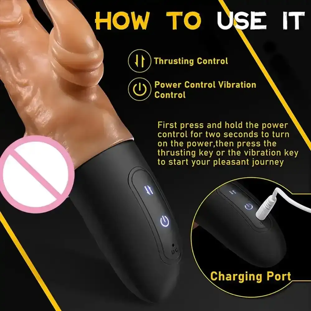 isensualflow de robuster silikon dildo schubfunktion