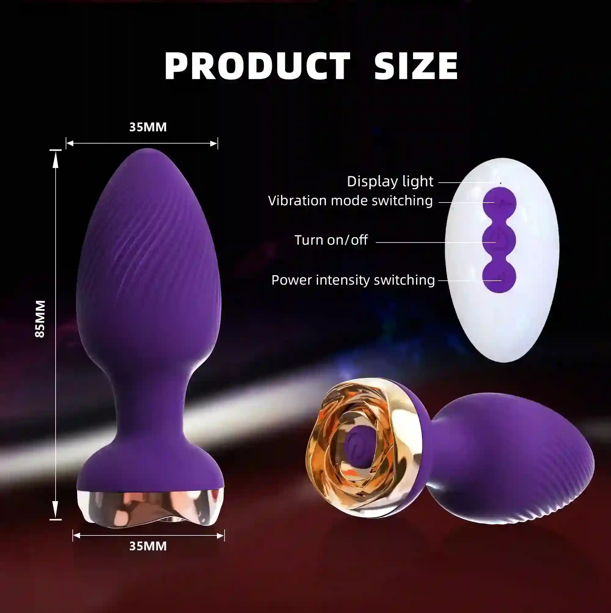 isensualflow de rosen anal plug silikon mit fernbedienung