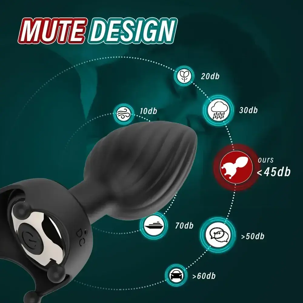 isensualflow de silikon anal plug mit vibrationsmodi