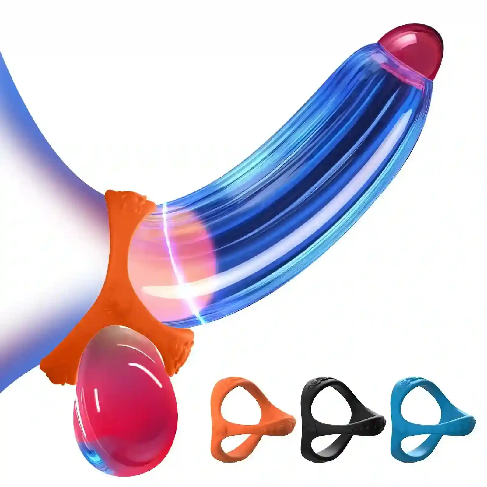 isensualflow de silikon penis verlangerer vibrationsfunktion