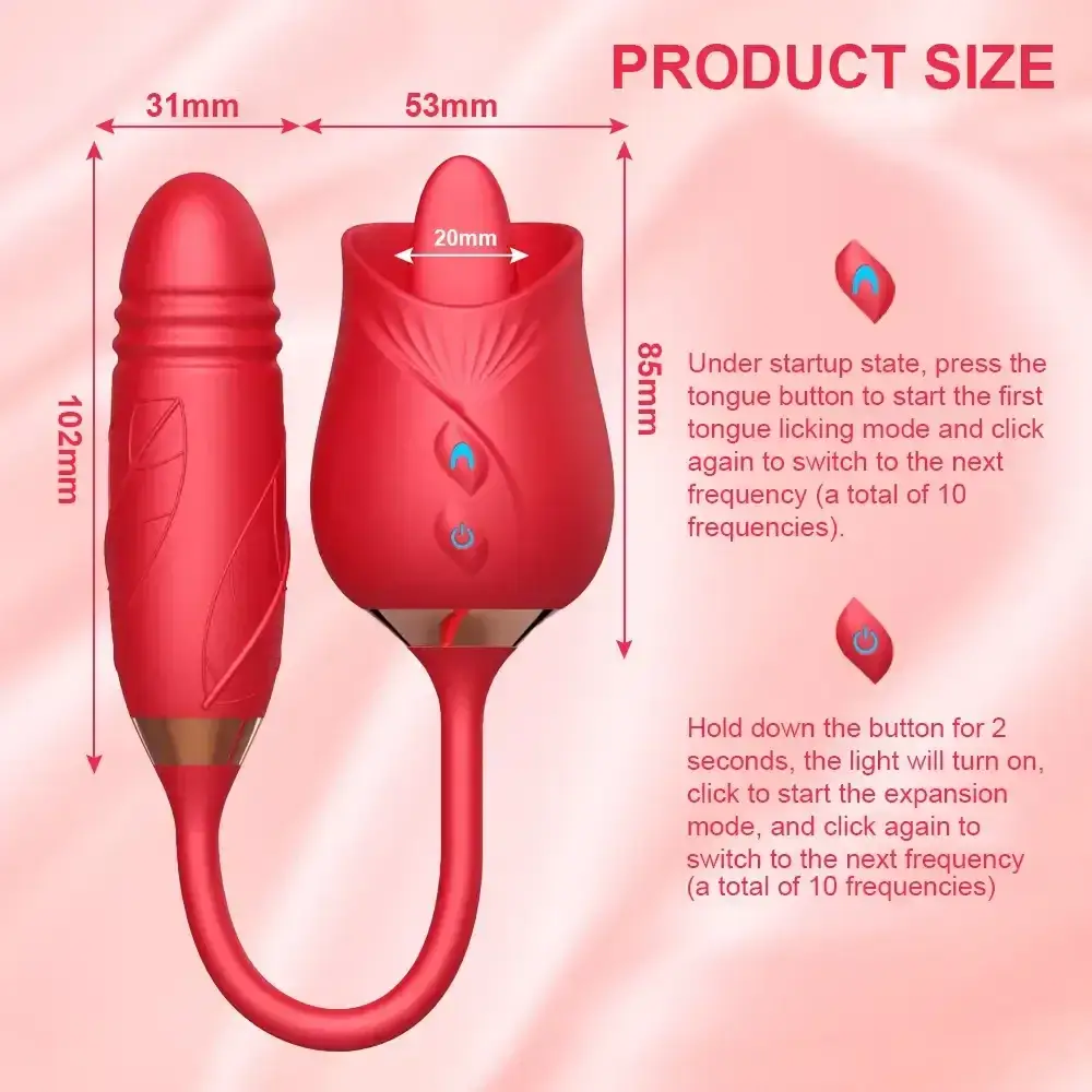 klitoris vibrator zunge ausziehbar