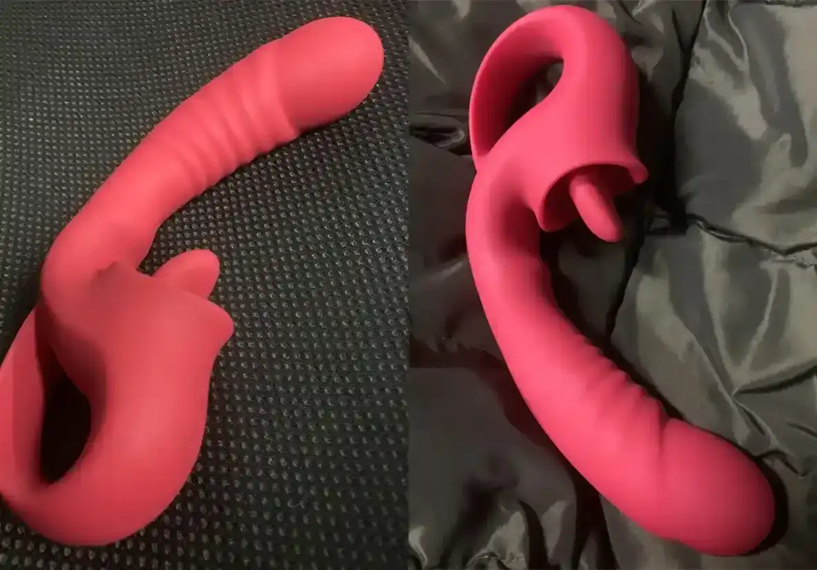 klitorisvibrator mit zungenbewegung silikon