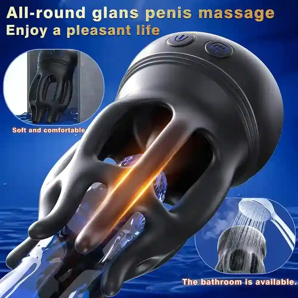 kraftvoller masturbator rot silikon