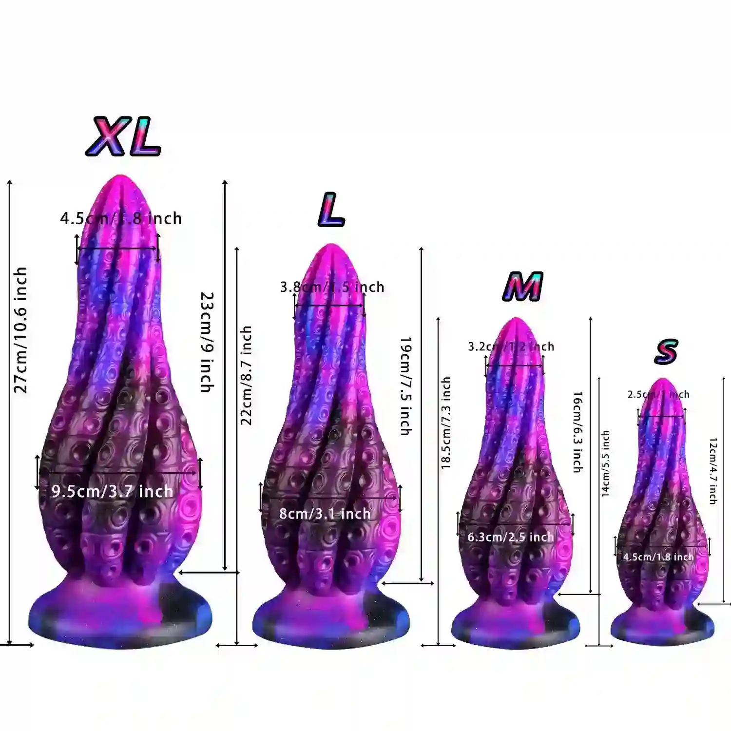 langer analplug 27cm tentakeldesign