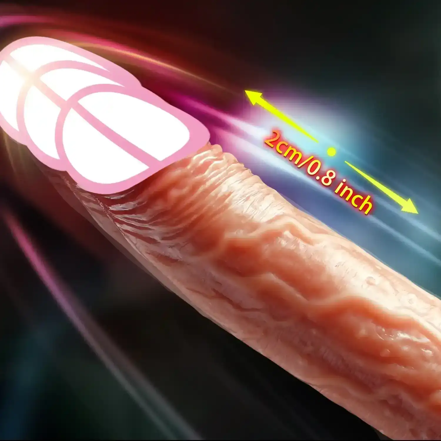 langer dildo silikon 22cm