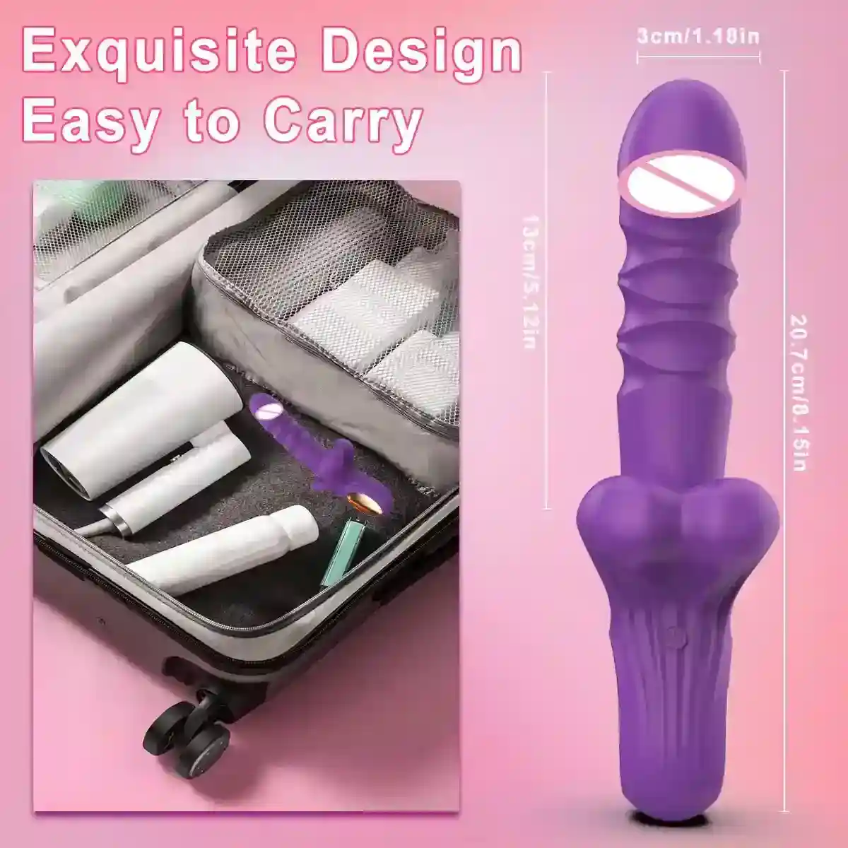 langer silikon oral toy stossend