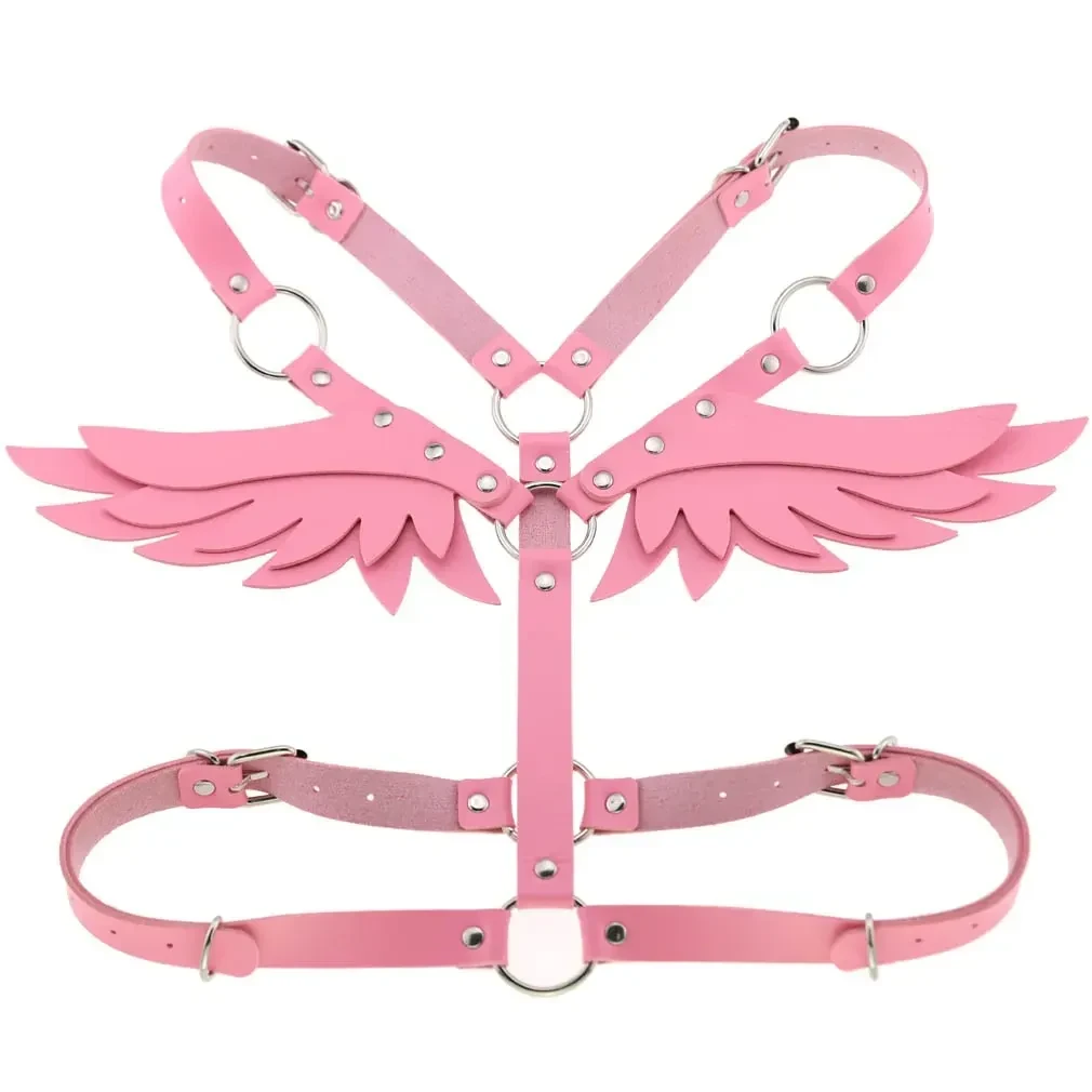 leder harness flugelmotiv verstellbar