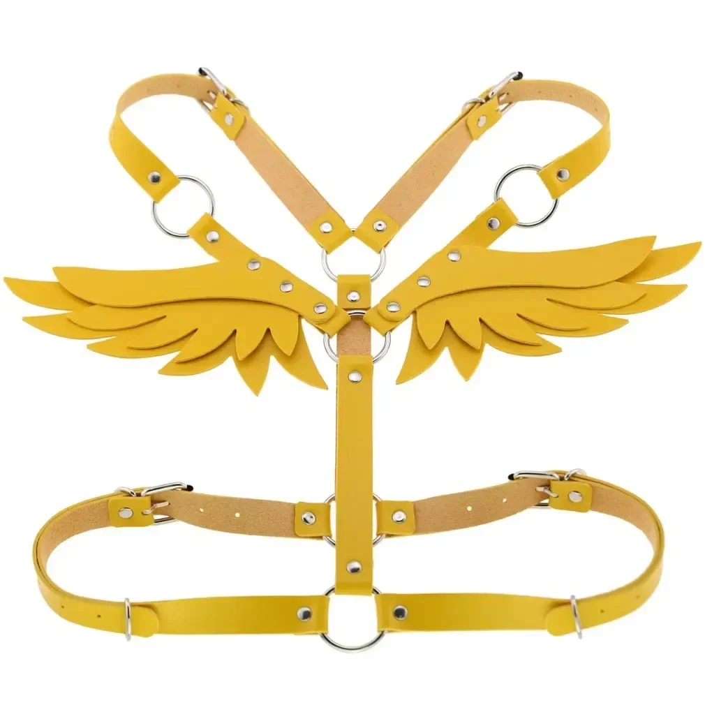 leder korperkette flugel design