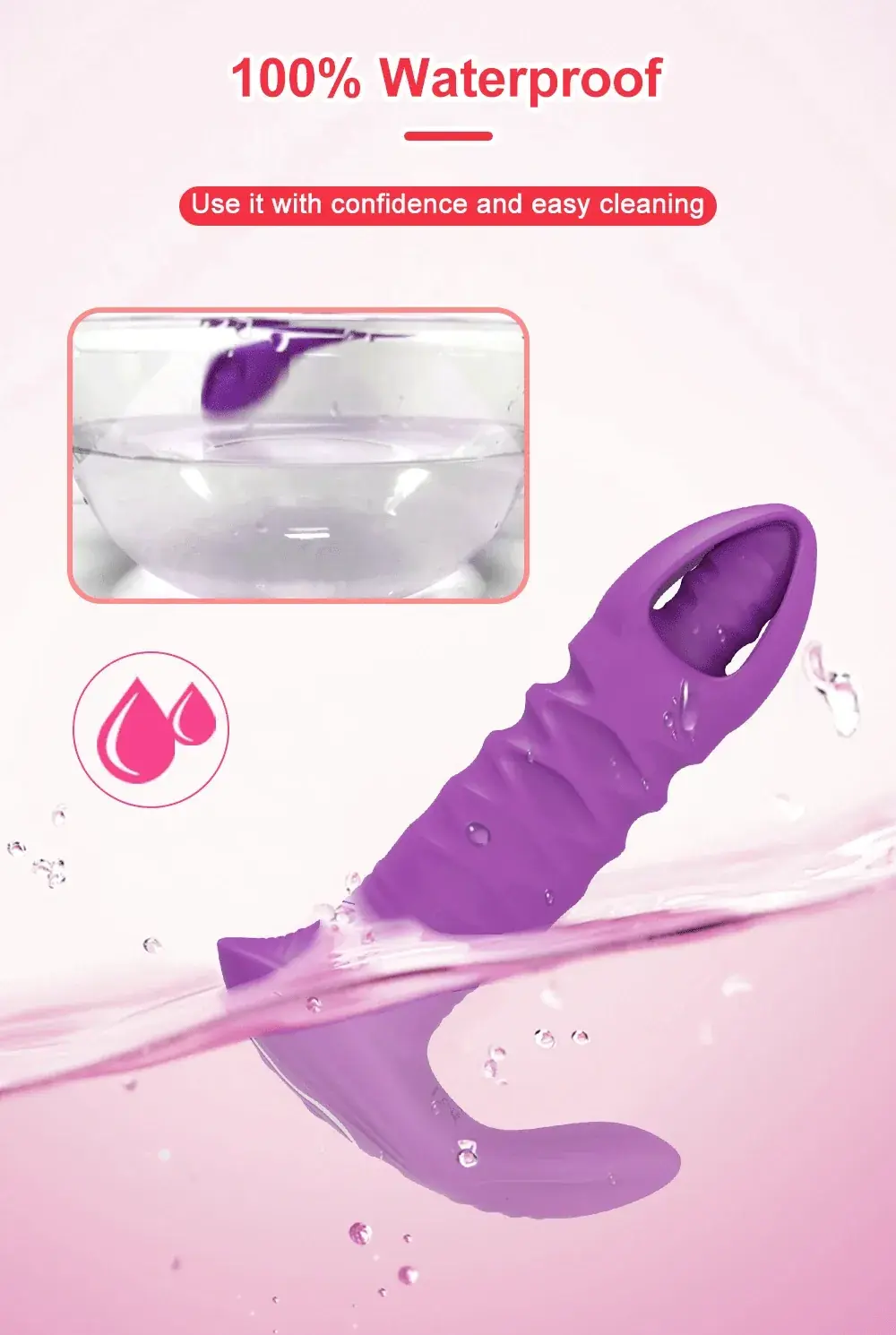 lila silikon g punkt stimulator