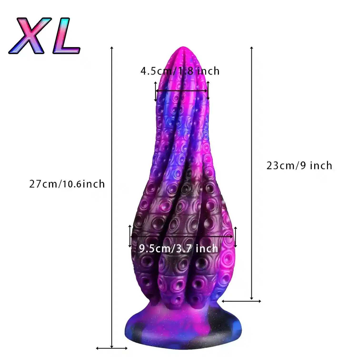 mittlerer analplug 19cm tentakeldesign