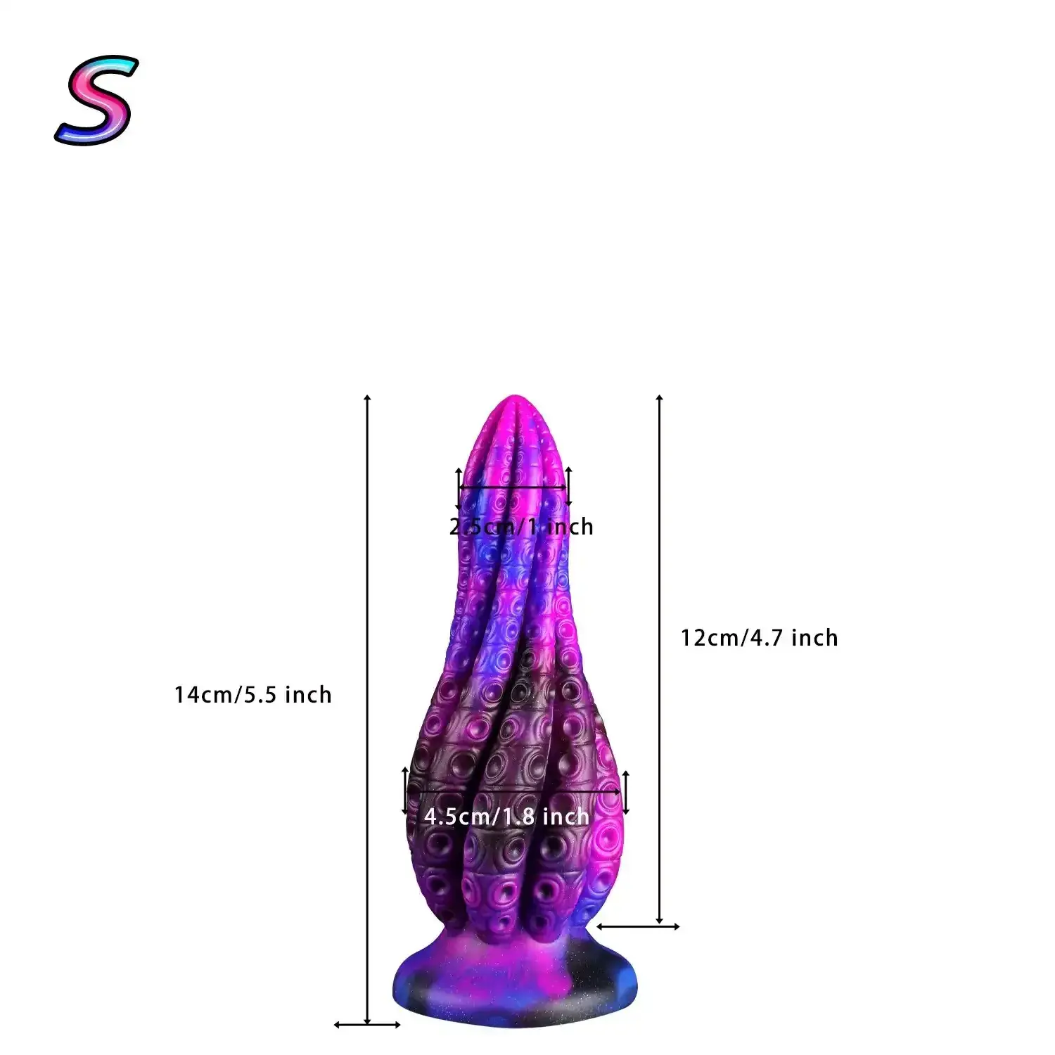mittlerer buttplug 14cm formstabil
