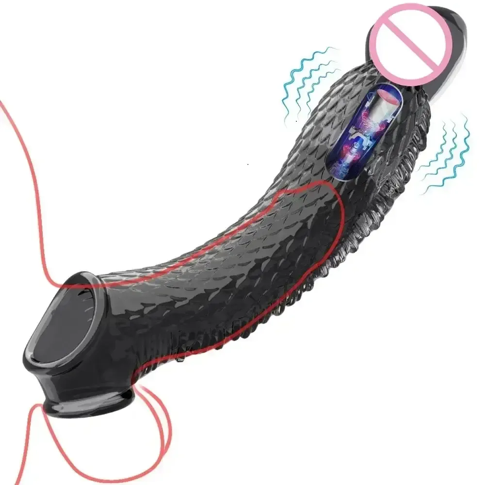 penis sleeve mit vibration silikon