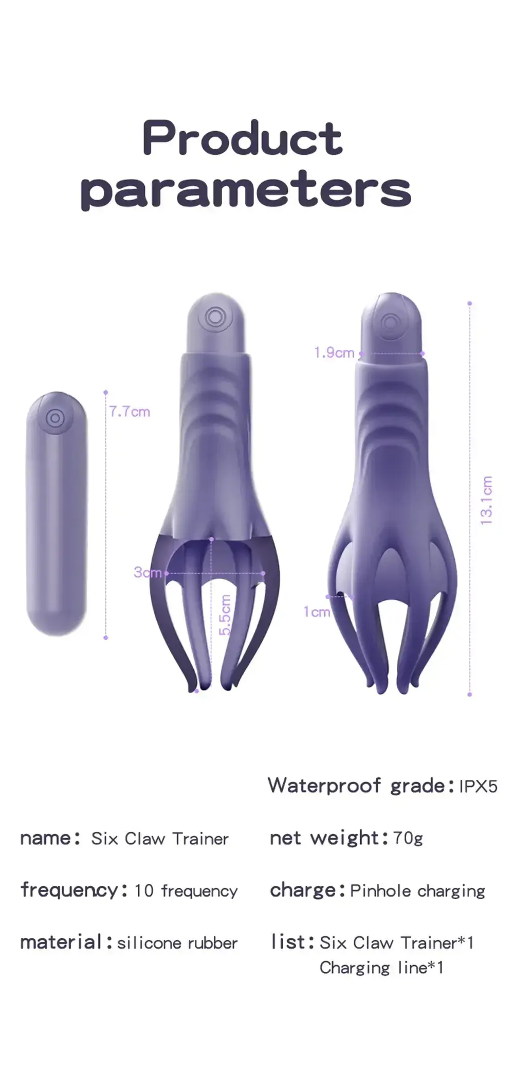 penis trainer silikon abs blau