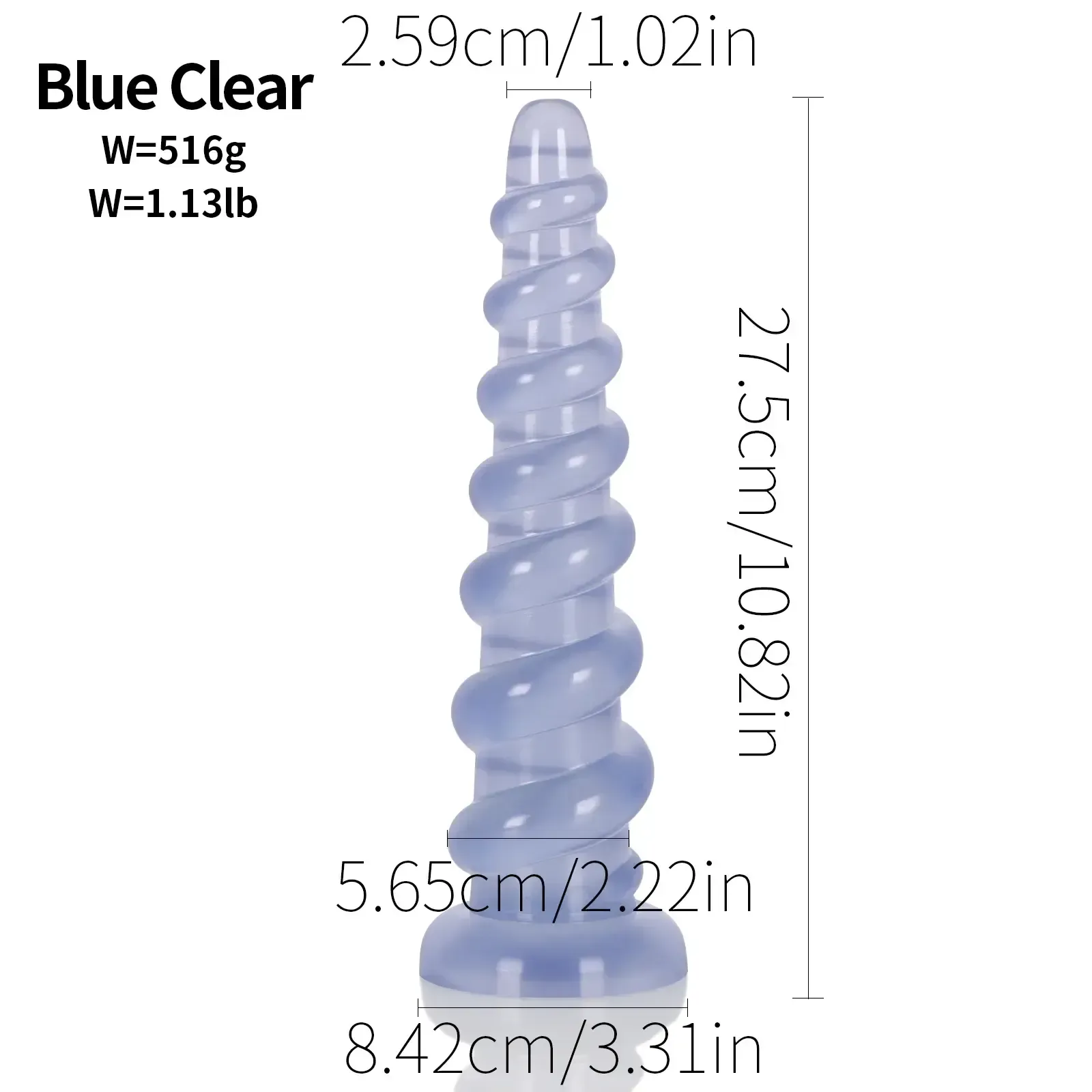 plastik anal plug fantaisie