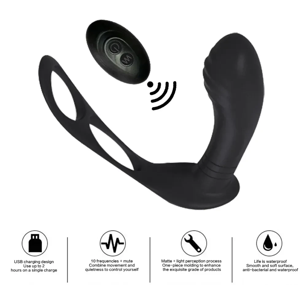 prostatamassage silikon usb