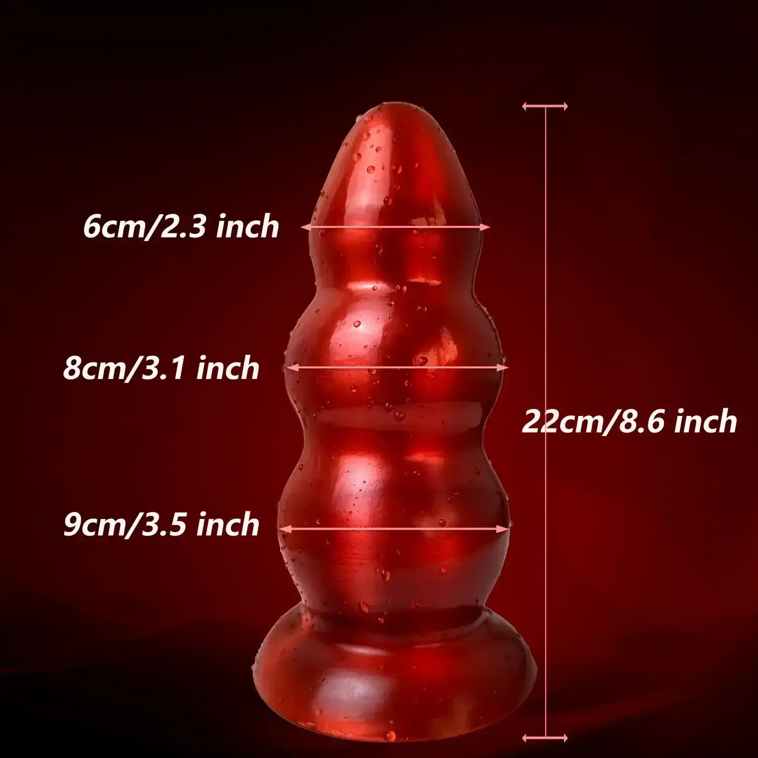 pvc anal plug 22cm lang