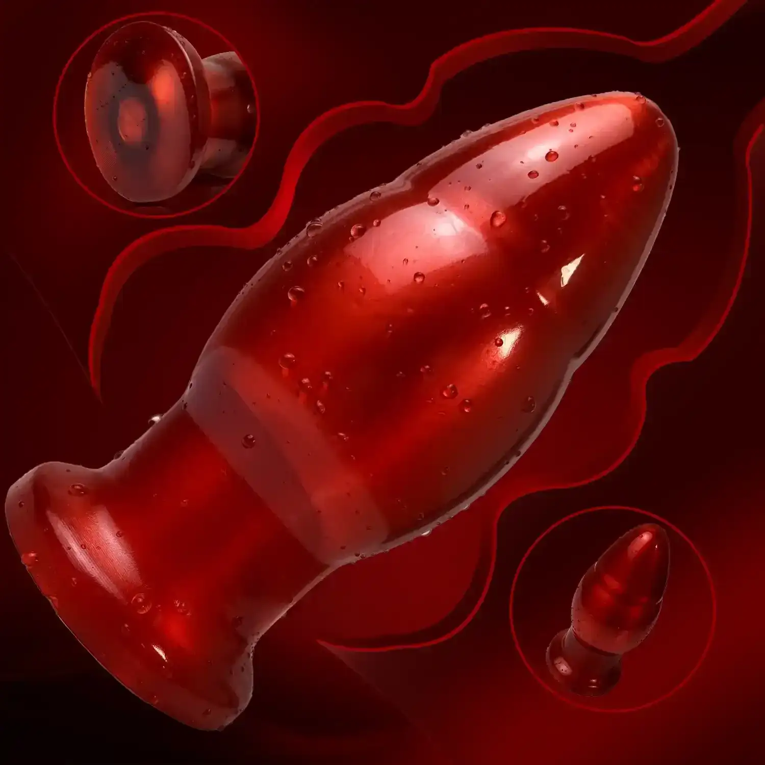 pvc anal plug 8cm