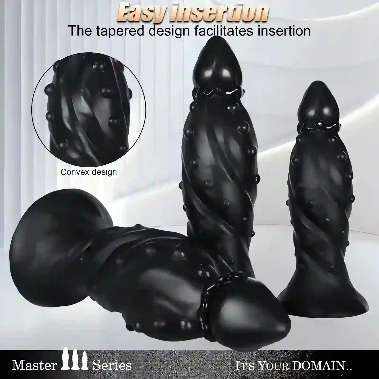 pvc anal plug schwarz